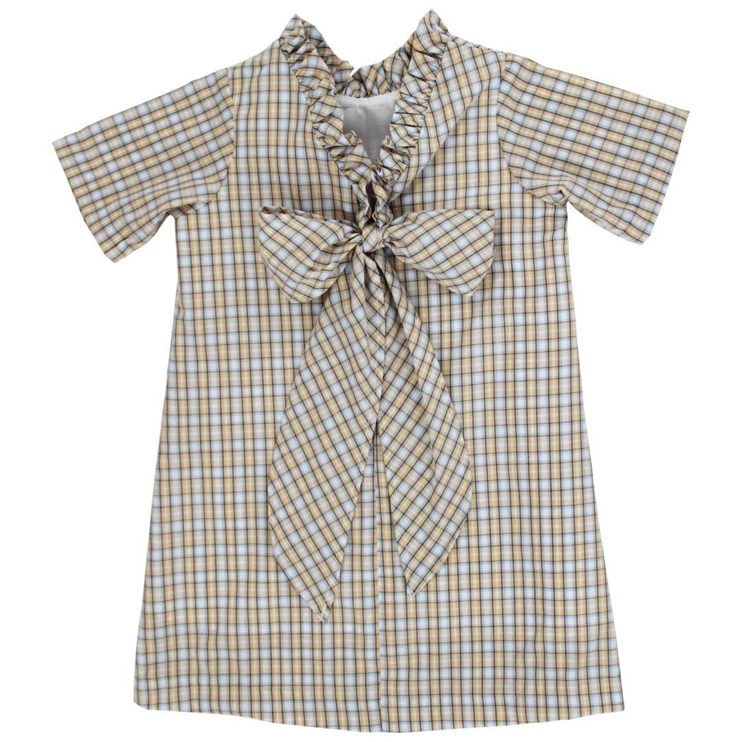 Pecan Plaid Aline Dress