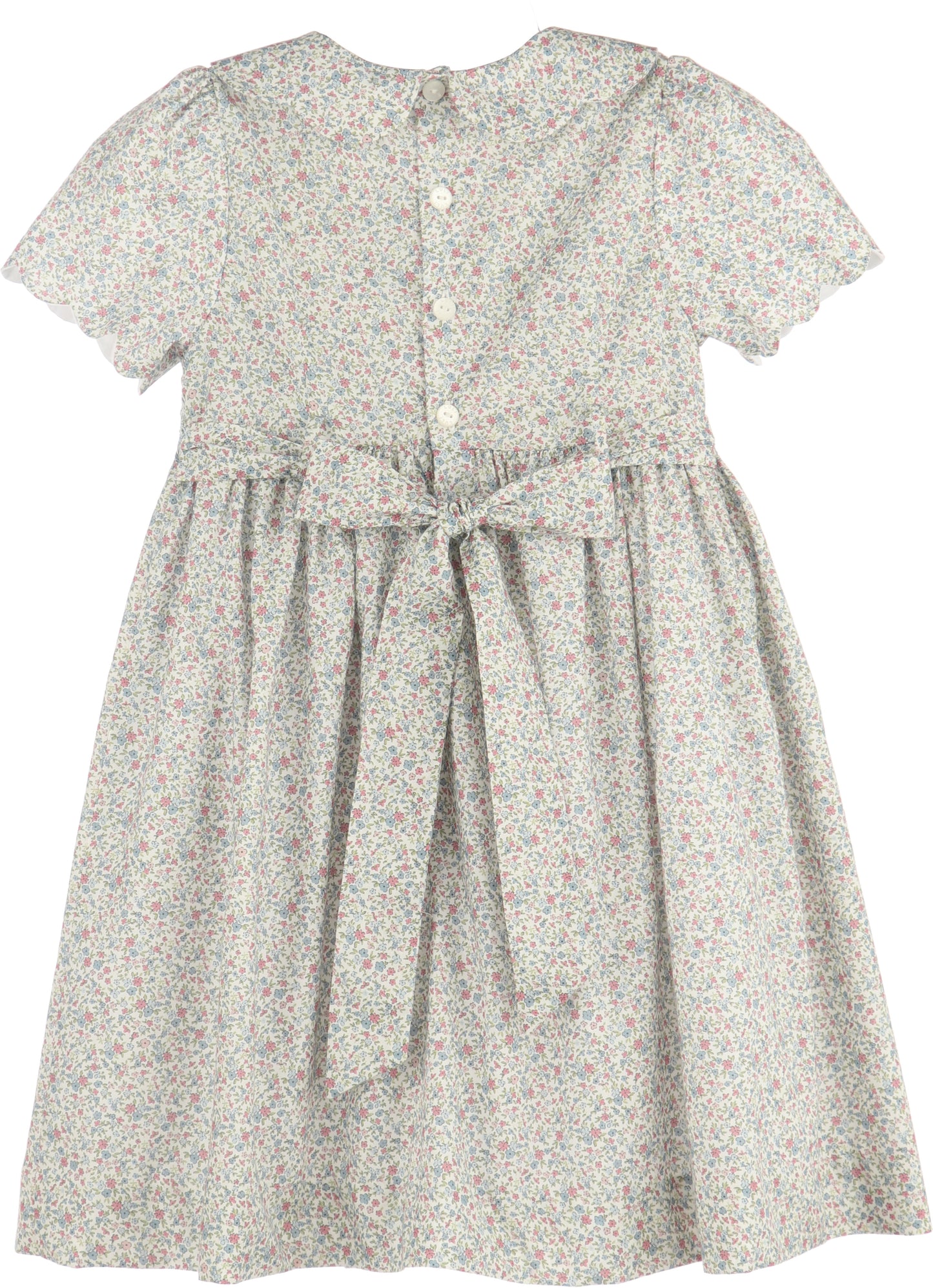 Fall Blossom Smock Dress