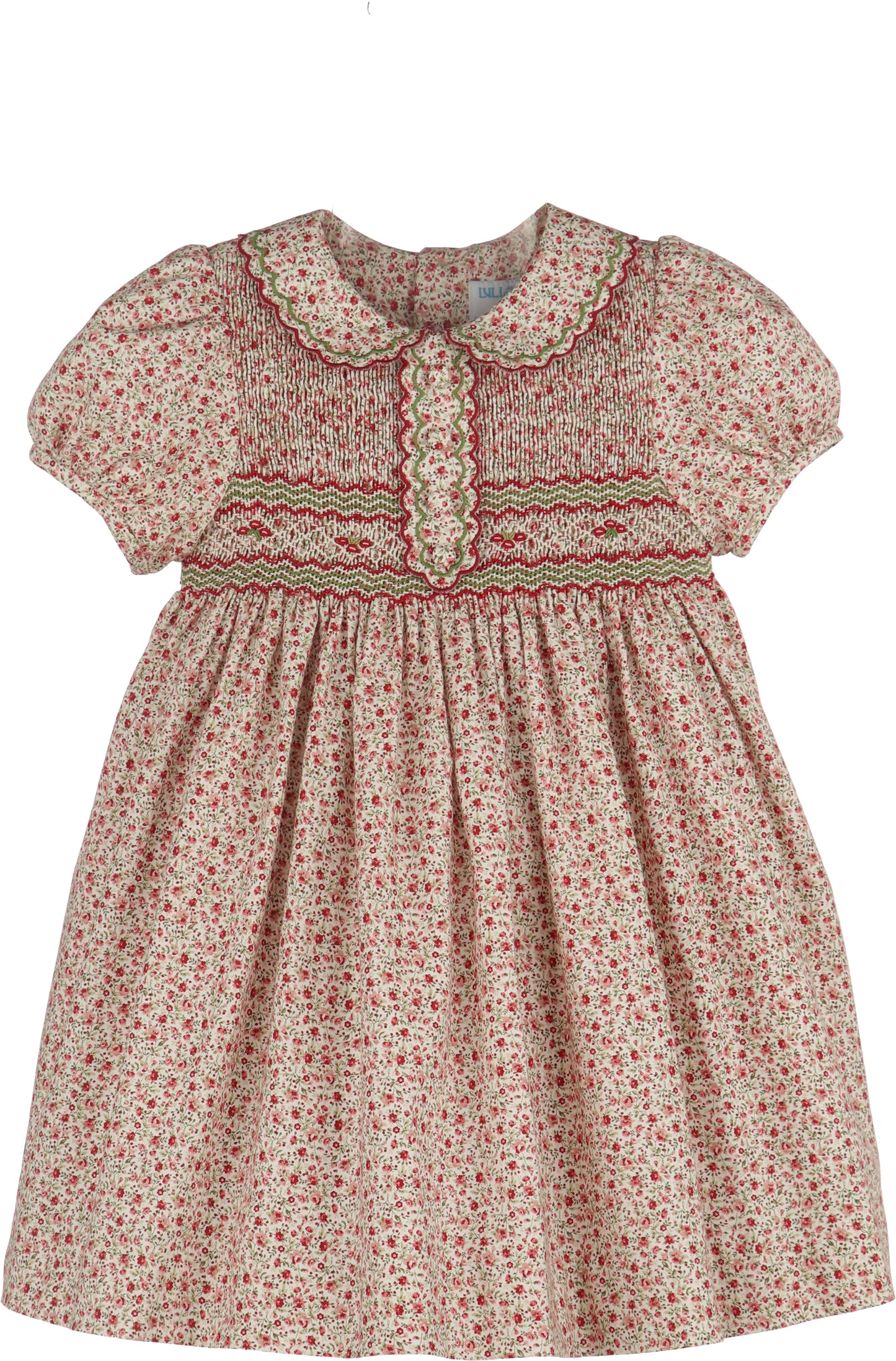 Mulberry Floral Smock Dress