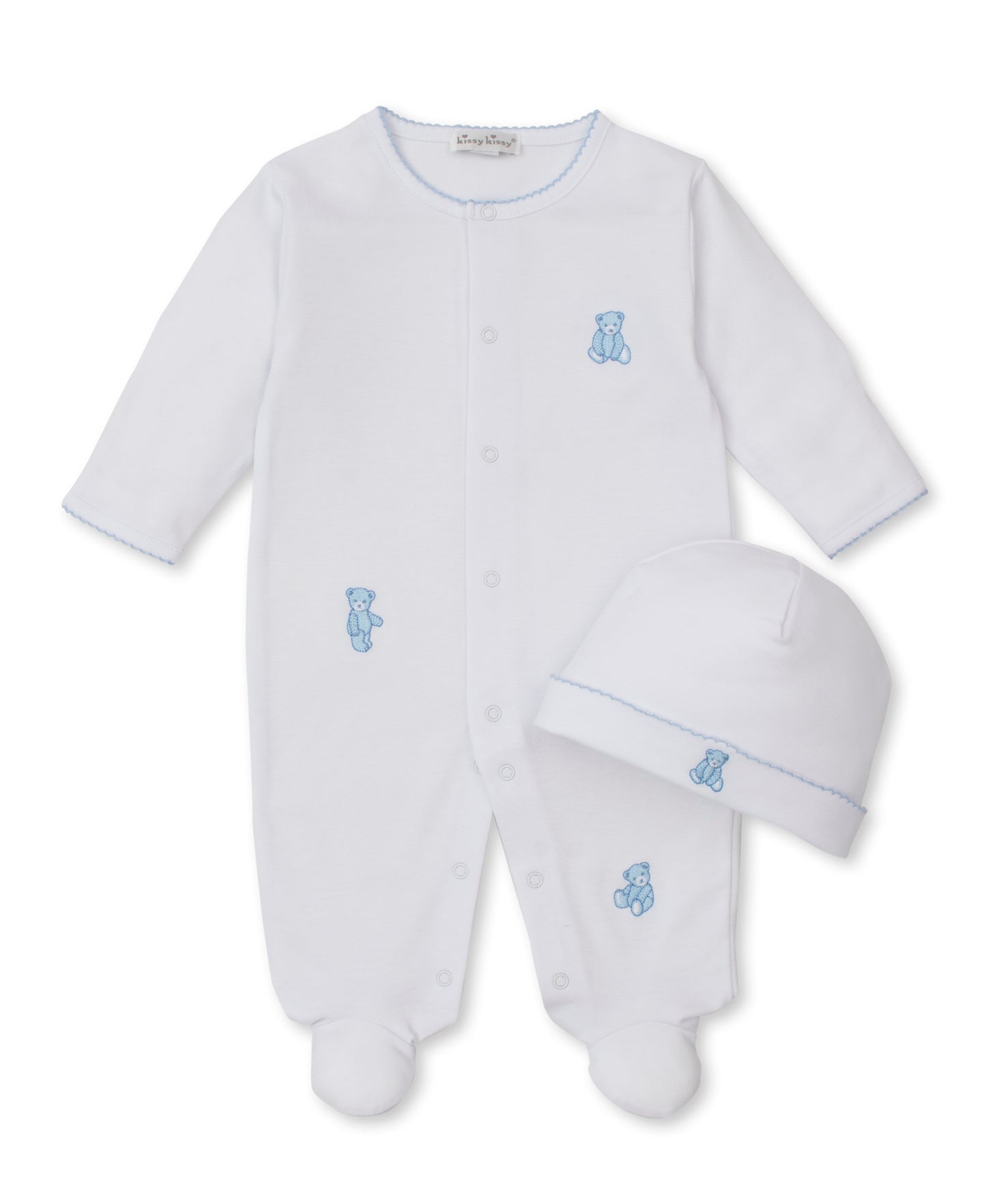 Teddy Bears Footie with Hat