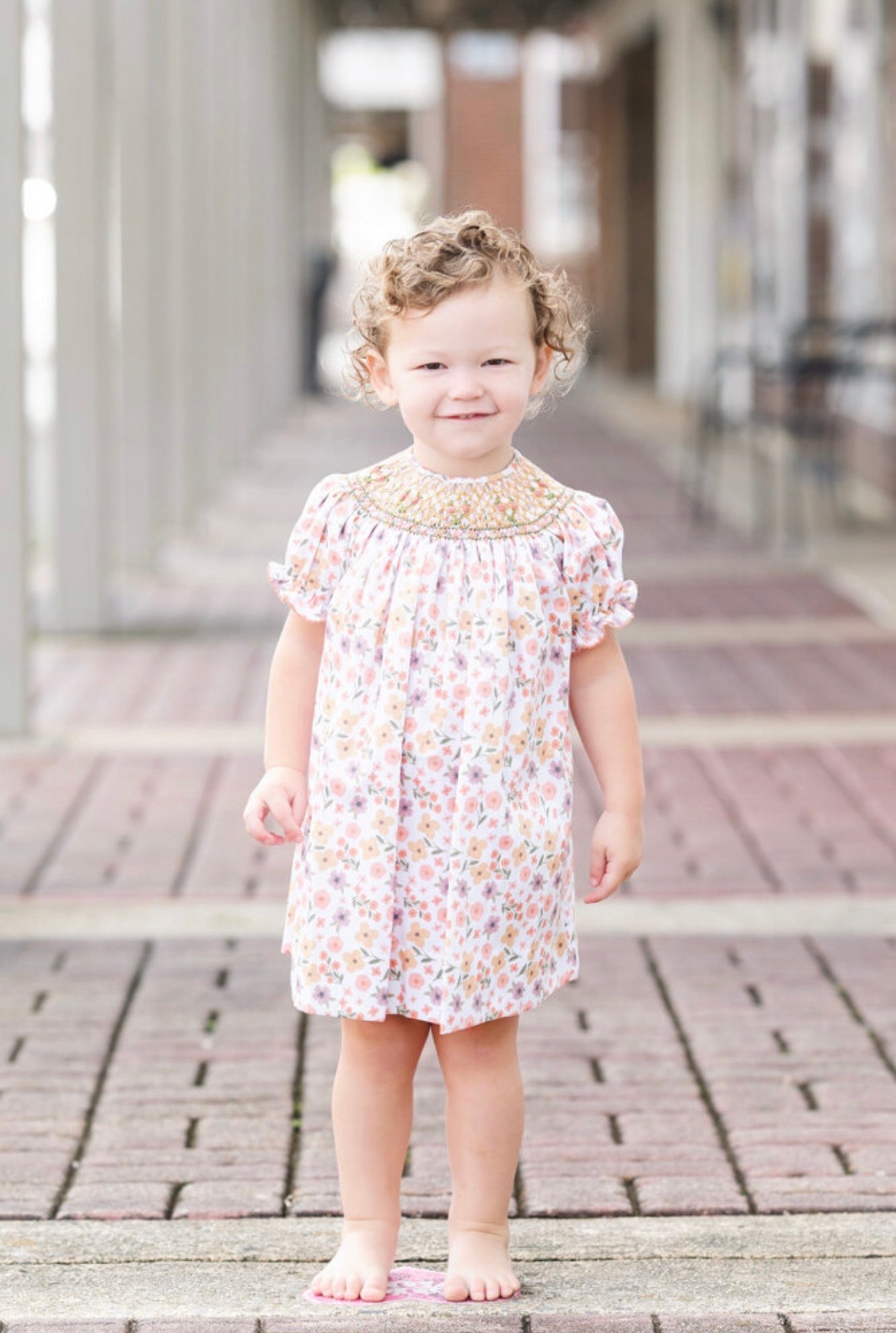 Fall Floral Smocked Emma Bishop