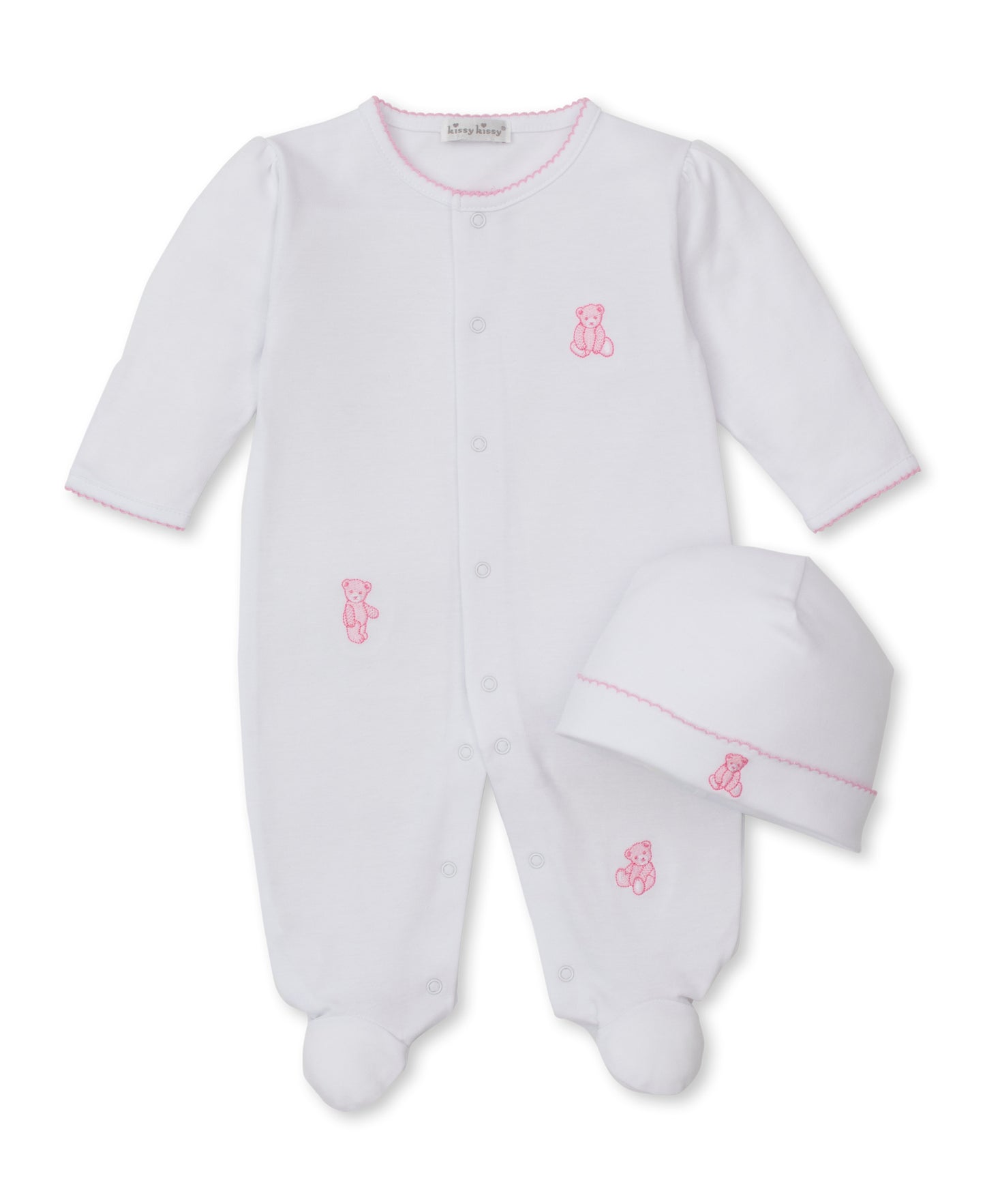 Teddy Bears Footie with Hat
