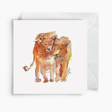 Lion Enclosure Card