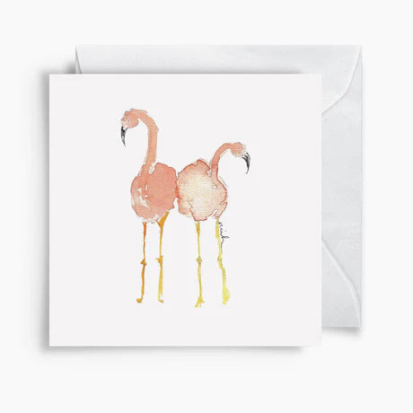 Flamingo Enclosure Card