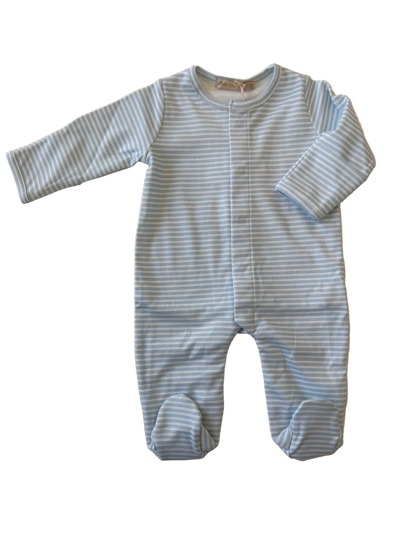 Light Blue Stripes Footie