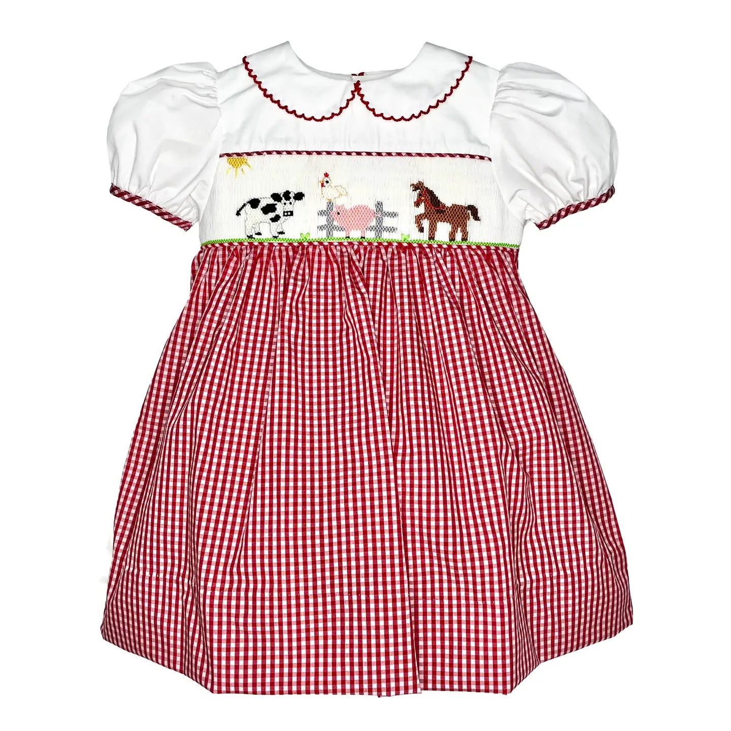 Smocked Farm Dress
