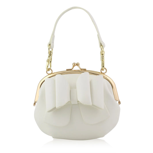 Hadley Petite Purse- White