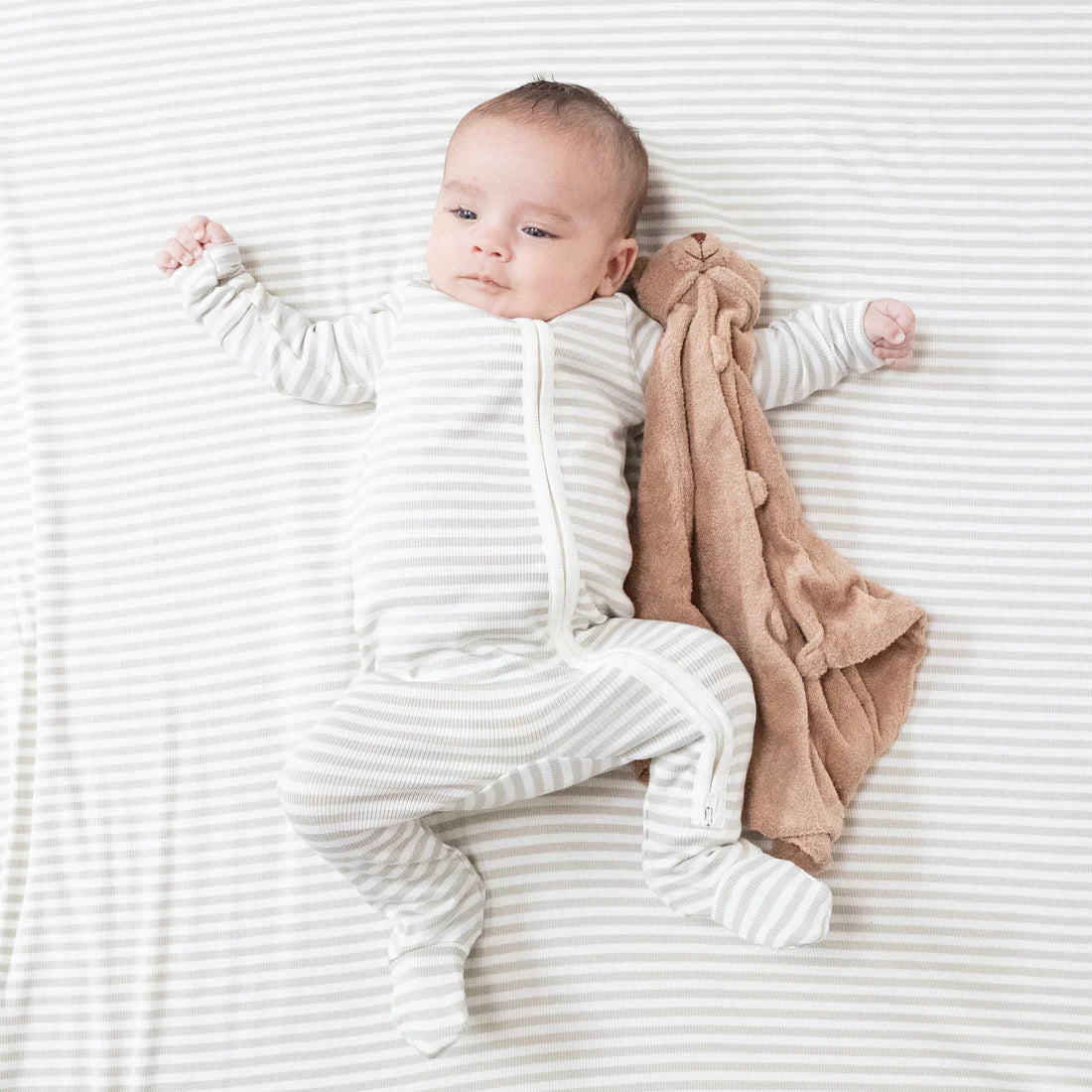 Basic Stripe Footie