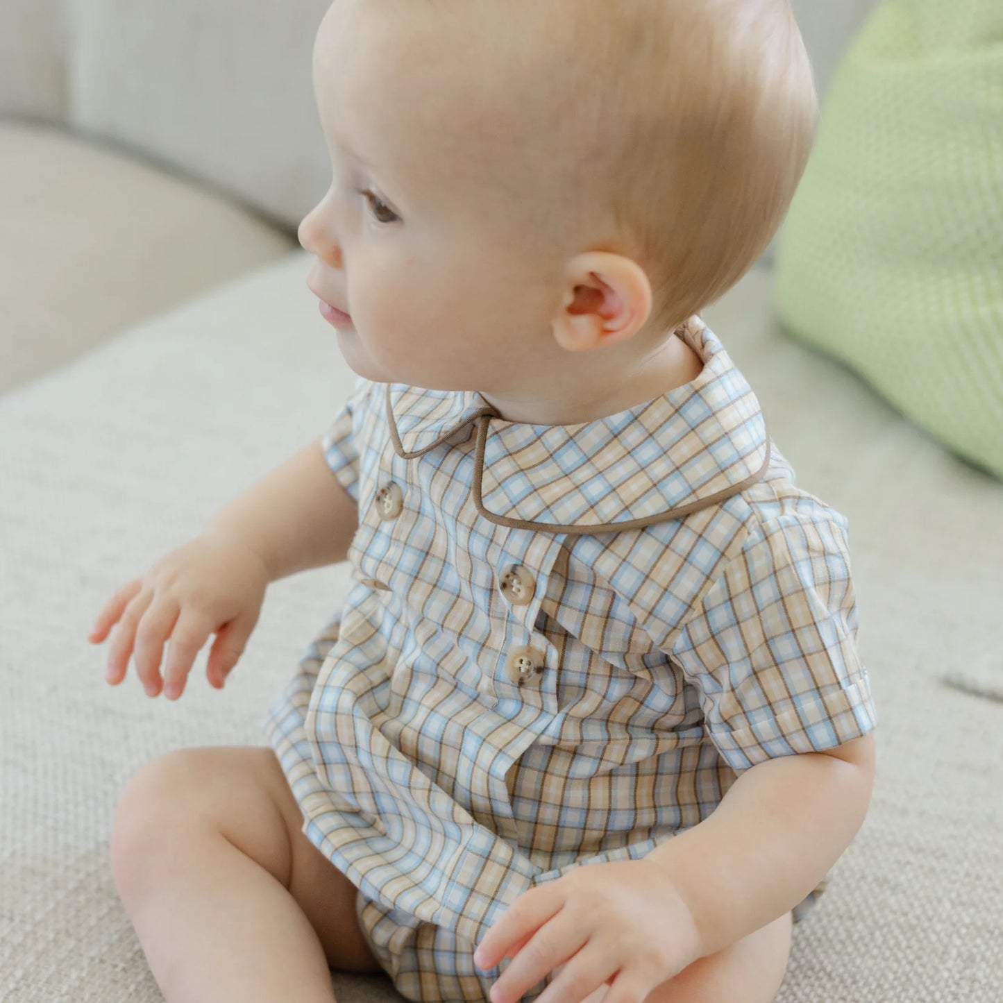 Pecan Plaid Dressy Bubble