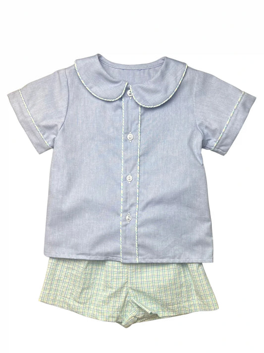 Chambray Short Set