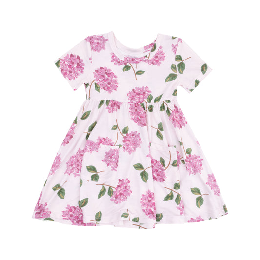 Hydrangeas Twirly Dress