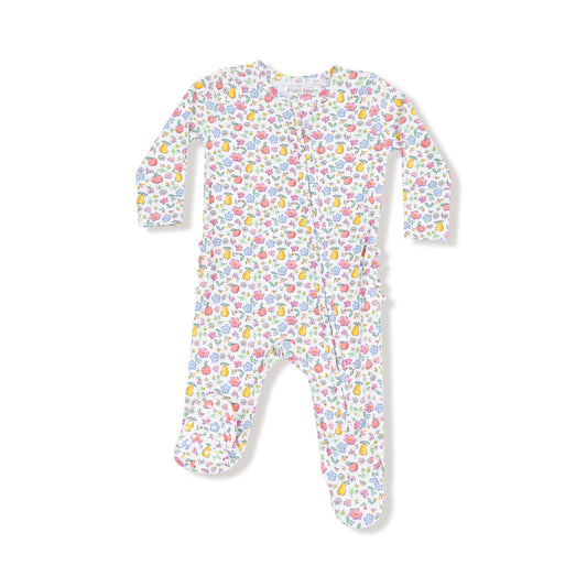 Fall Fruit Floral Footie