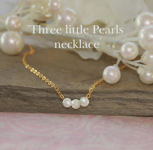 Three Little Pearls Necklace
