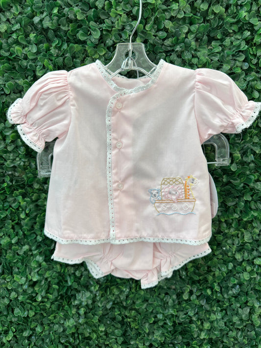 Blanche Diaper Set