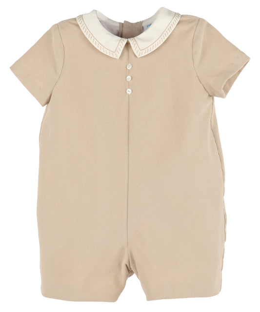Cozy Cord Boy Romper