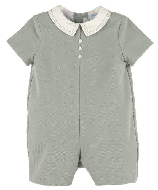 Cozy Cord Boy Romper