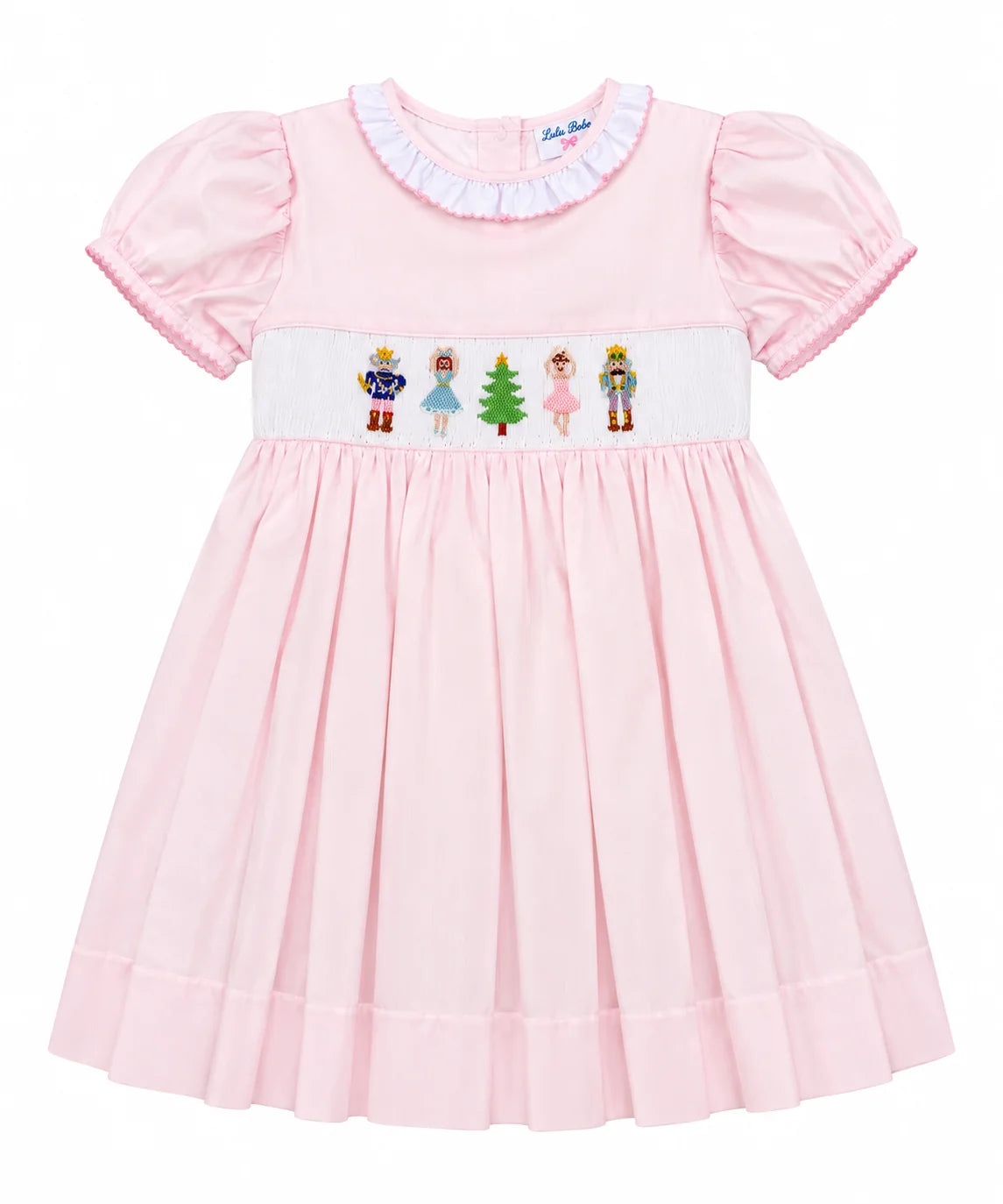 Nutcracker Smocked Waist Dress