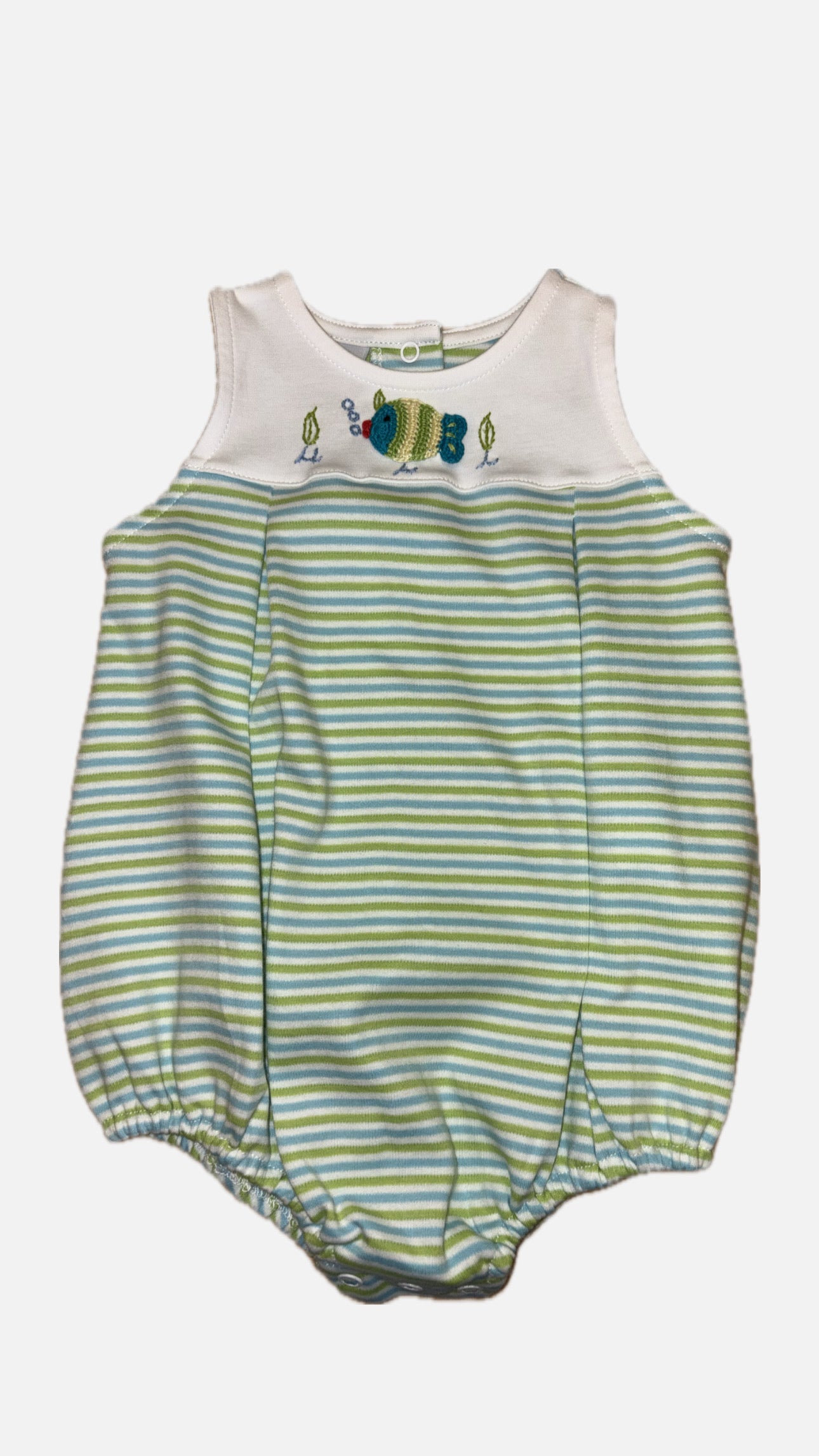 Zig Zag Fish Romper