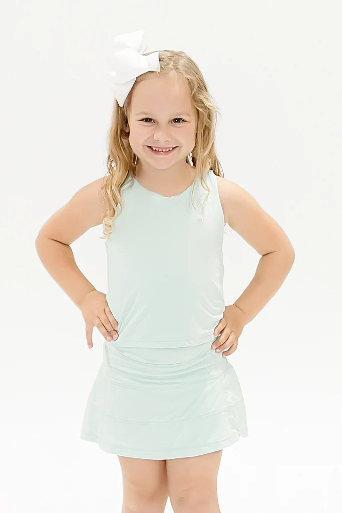 Teal Athletic Skort Set