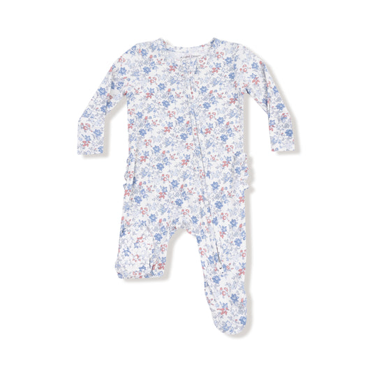 Country Girl Floral Footie