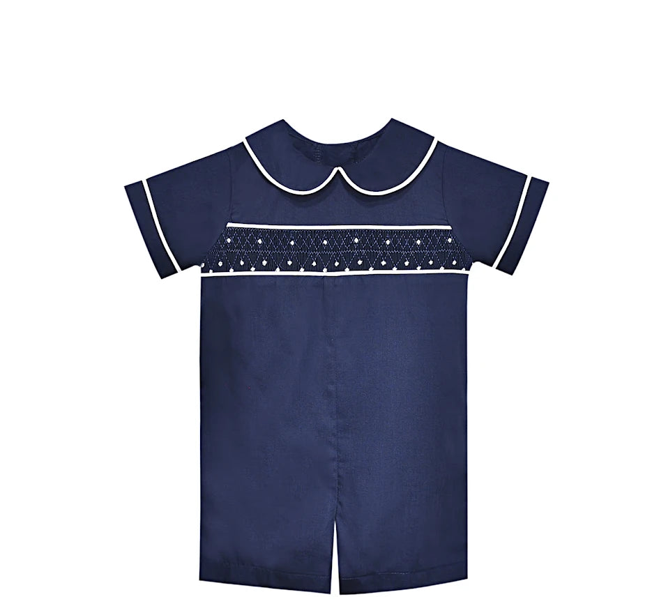 Navy Williams Romper