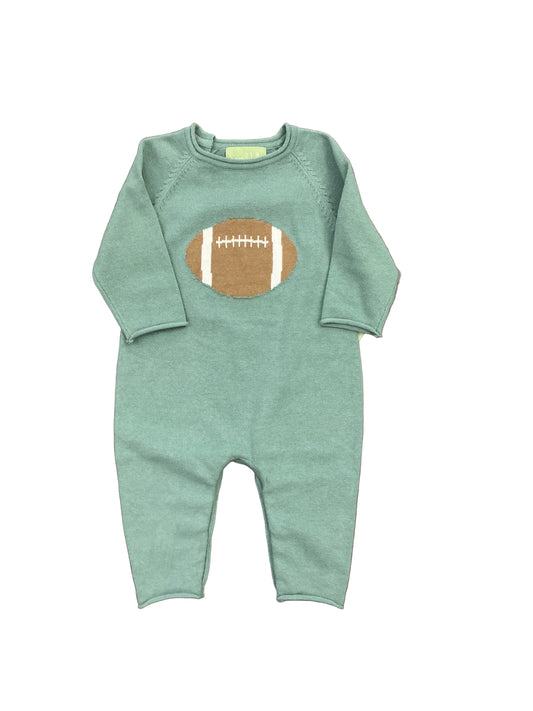 Green Football Romper