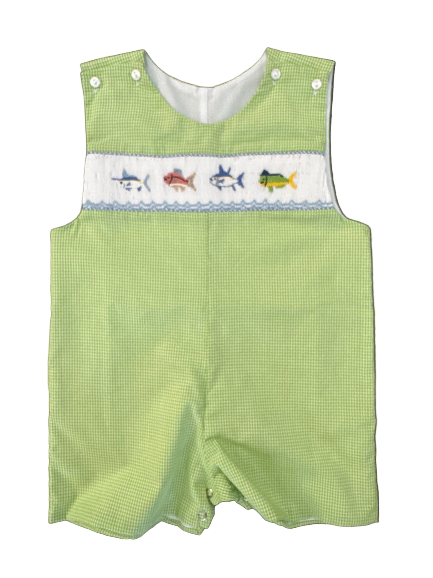 Pete Coastal Fish Smocked Shortall