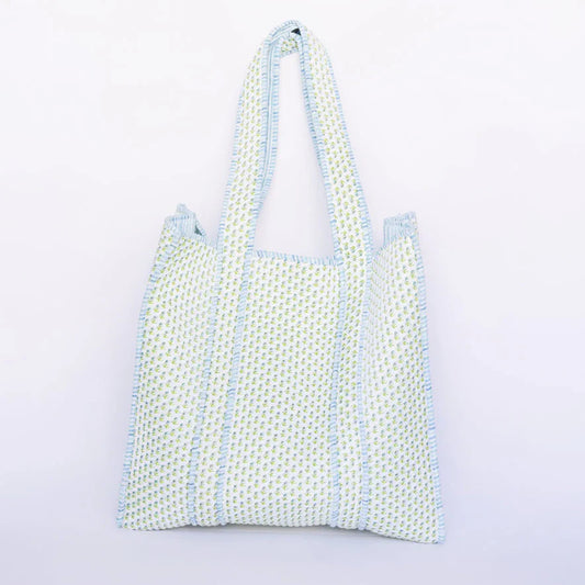 Abide Floral Tote Bag