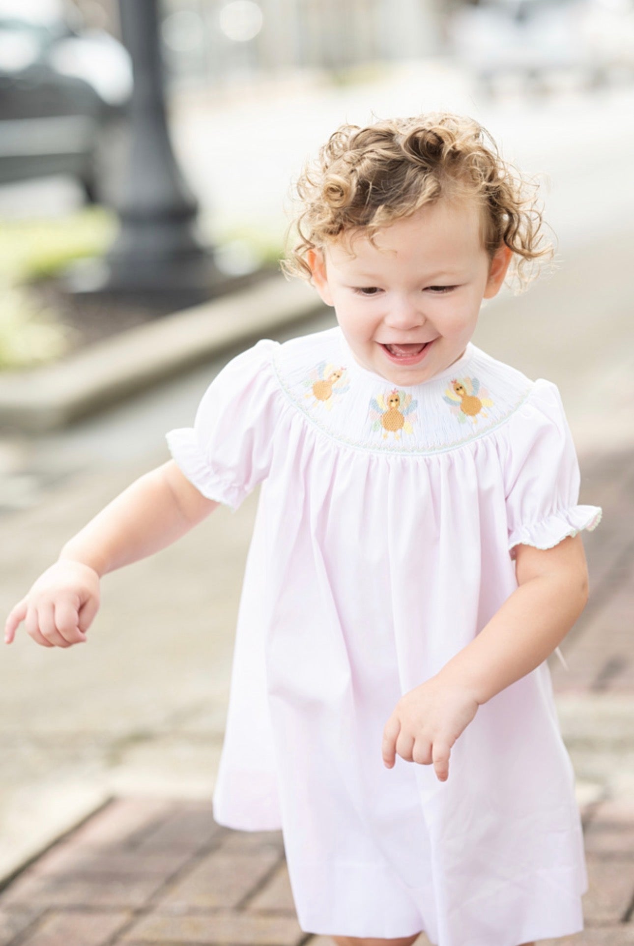 Smocked Turkey Emma Bishop Dress