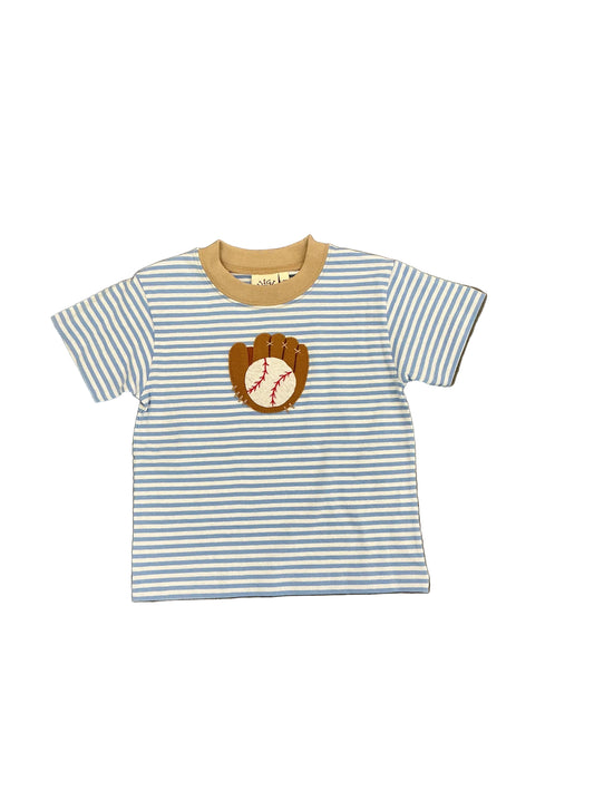 Baseball Glove Stripe Tee