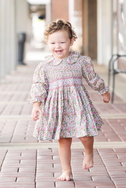 Gianna Vintage Floral Dress