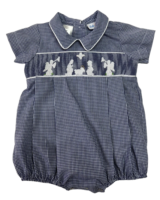 Blake Nativity Smocked Bubble