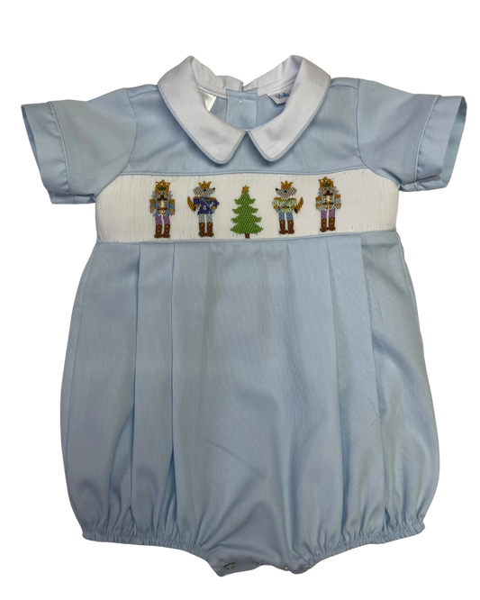 Nutcracker Blake Smocked Bubble