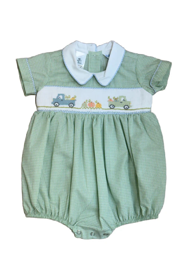 Smocked Pumpkin Noah Bubble