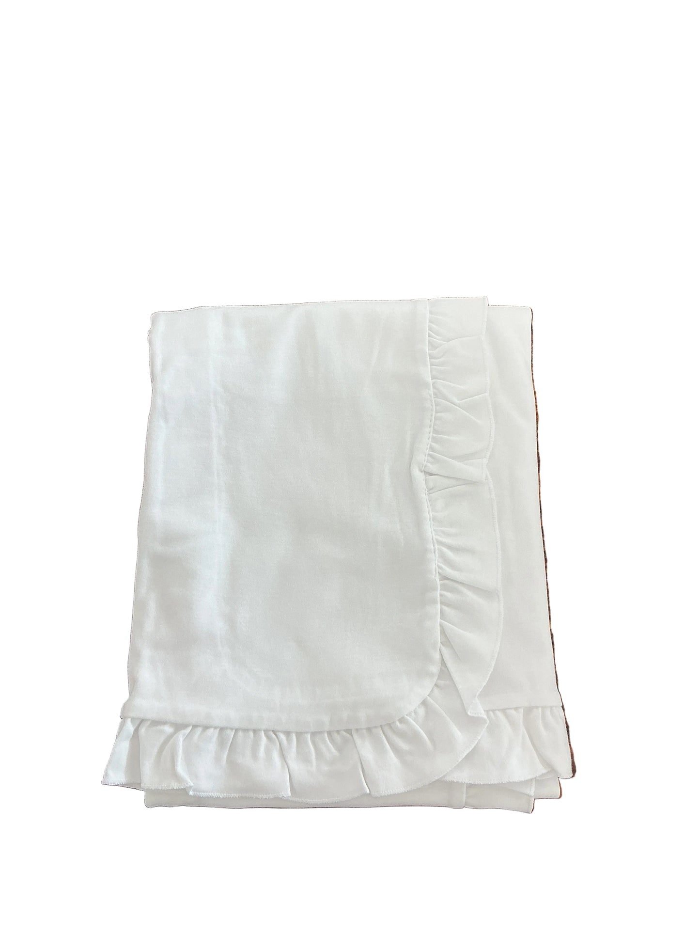 Ruffle Receiving Blanket