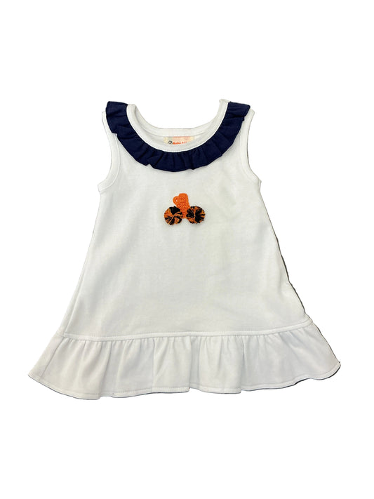 Navy & Orange Cheerleader Dress