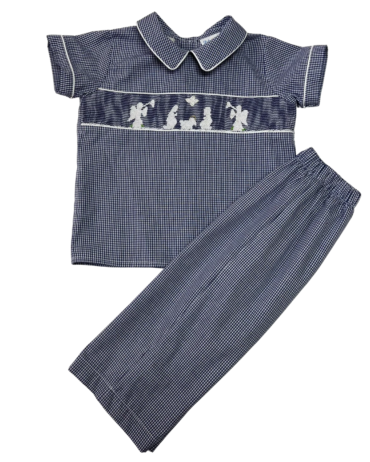 Drew Smocked Nativity Pant Set