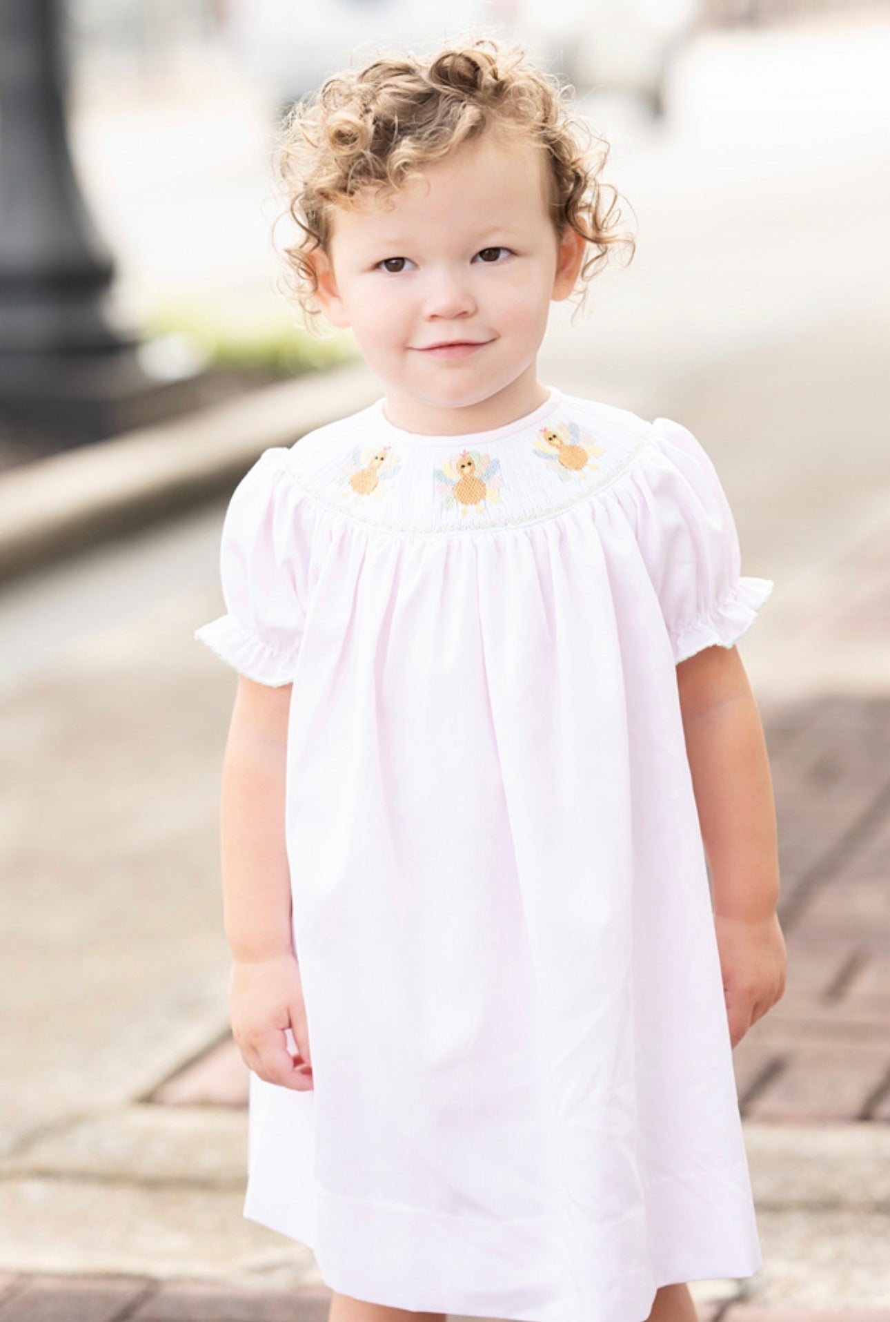 Smocked Turkey Emma Bishop Dress