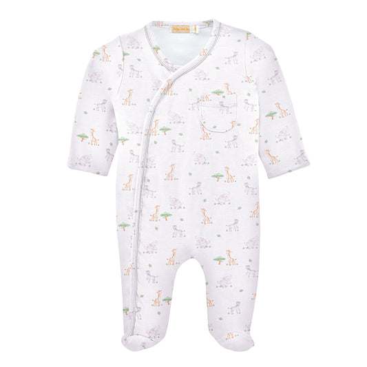 Tiny Safari Crossed Footie