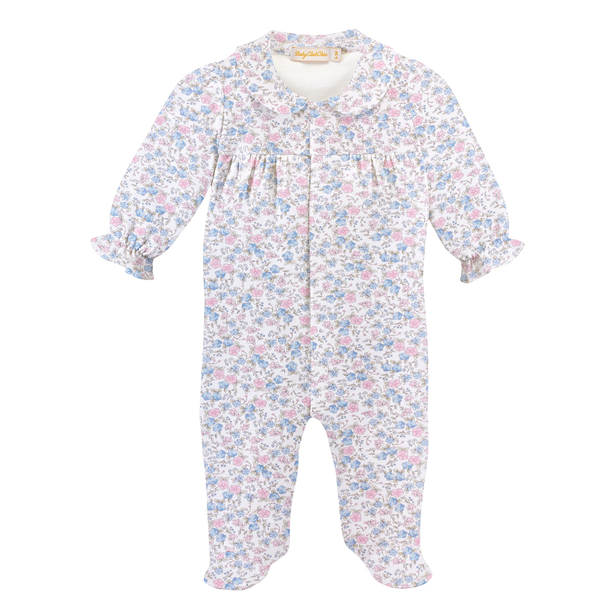 Tiny Soft Floral Footie