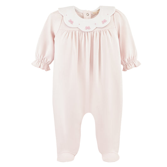 Little Bows Collared Footie