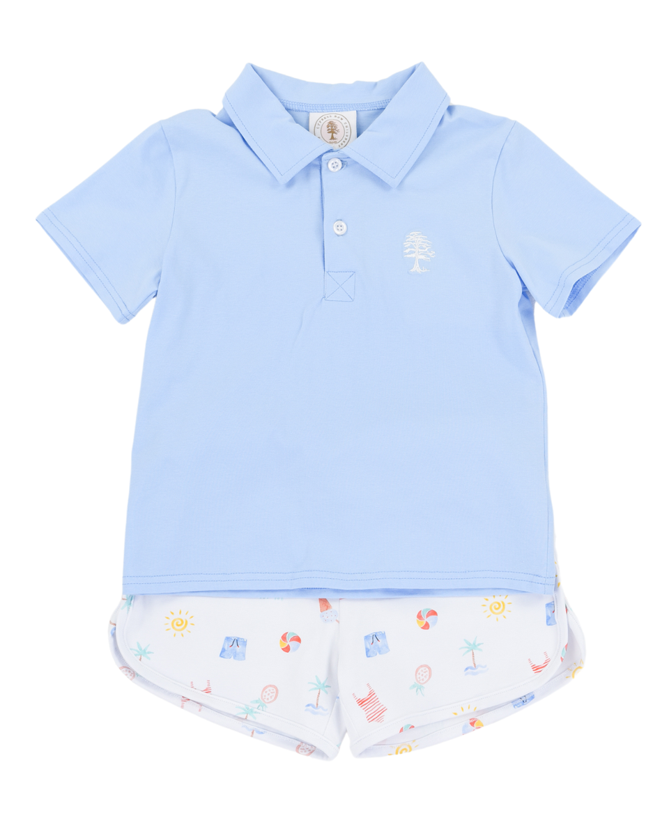 Salt Water Soiree Porter Polo Set