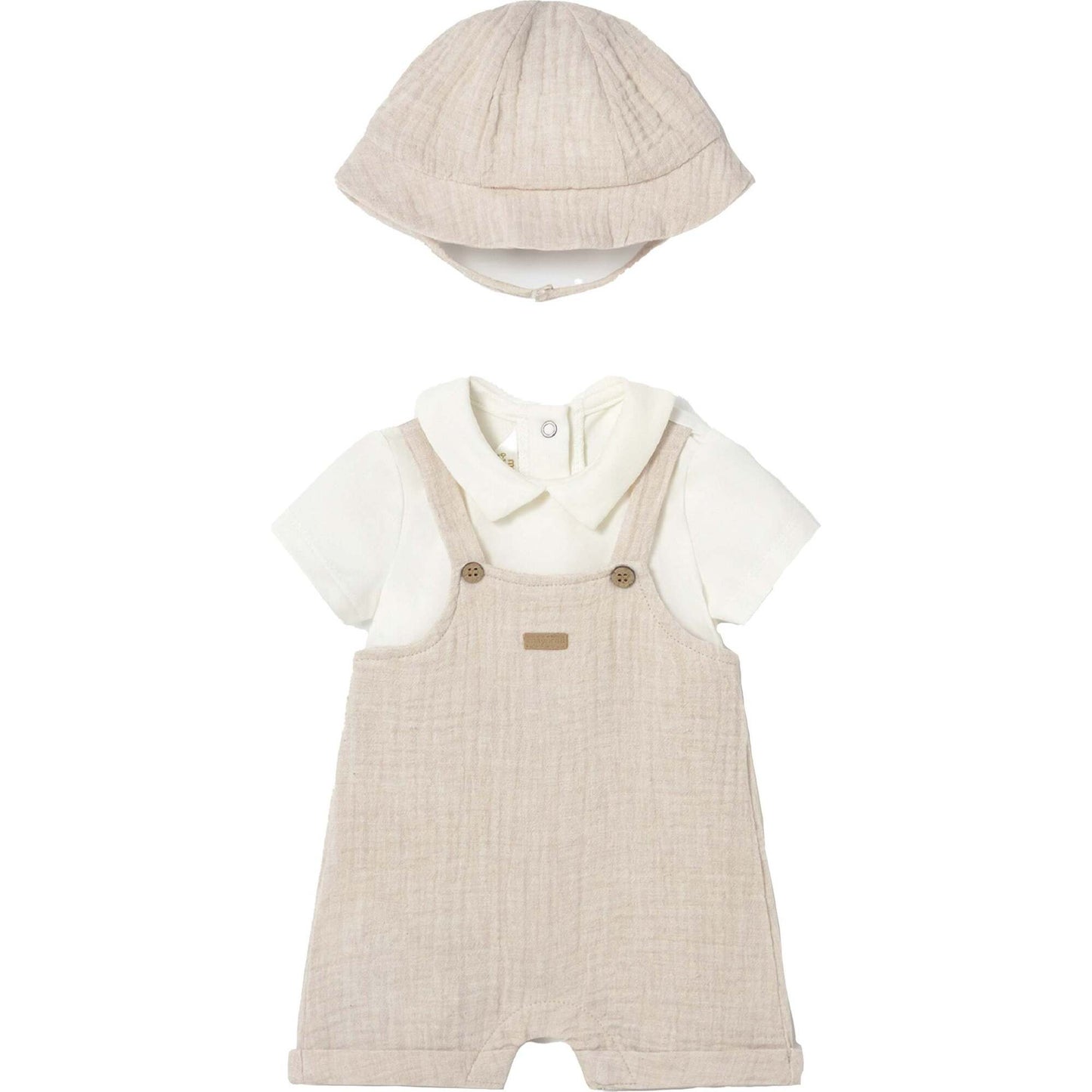 Tan Linen Overall