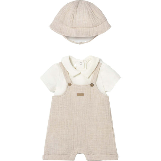 Tan Linen Overall