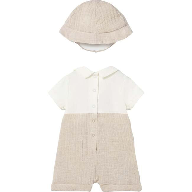 Tan Linen Overall