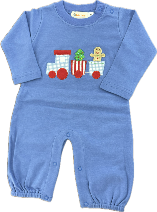 Christmas Train Romper