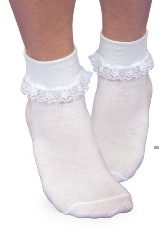 Simplicity Lace Turn Cuff Socks- 2171