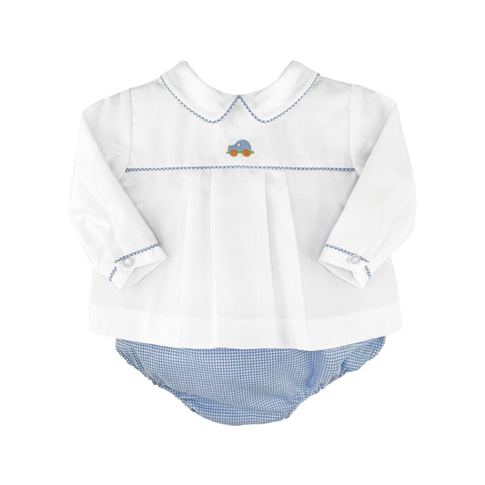 Stitched Car Diaper Set