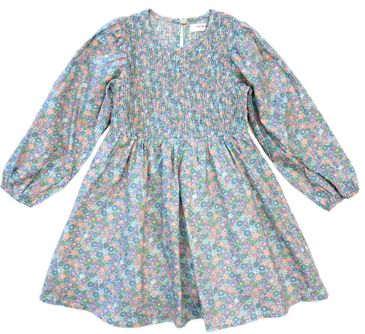 Emily Floral Smocked Bodice Dress