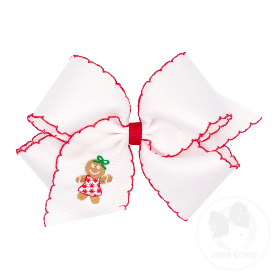 Medium Gingerbread Hair Bow